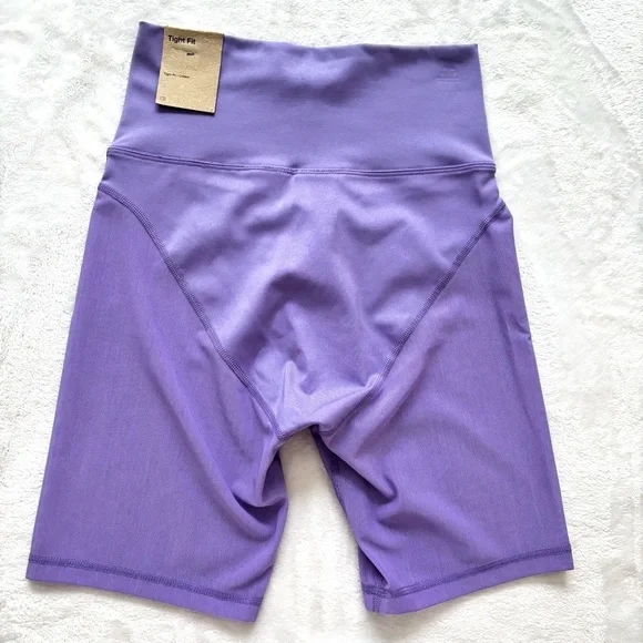 NIKE X Naomi Osaka Tight Fit Front Zipper Purple Mesh Biker Shorts--XS - Picture 9 of 15